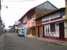 Una calle en Rivas.
