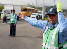 Policía de tránsito.