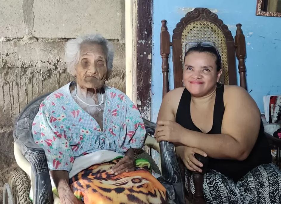 Doña Zoila Garay, la señora más longeva del país.