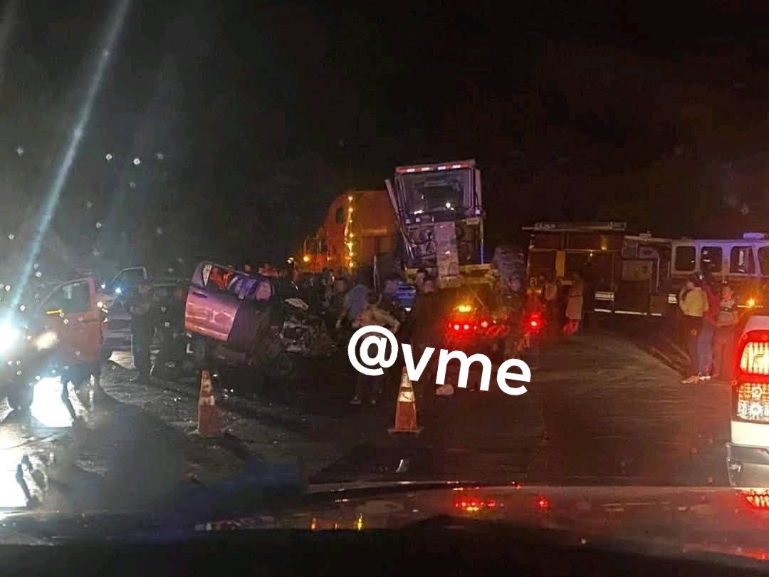 Otro ángulo del accidente brutal.