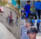 Los delincuentes tras ser capturados.