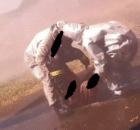 Foto durante el ataque de las avejas africanizadas en Tipitapa.